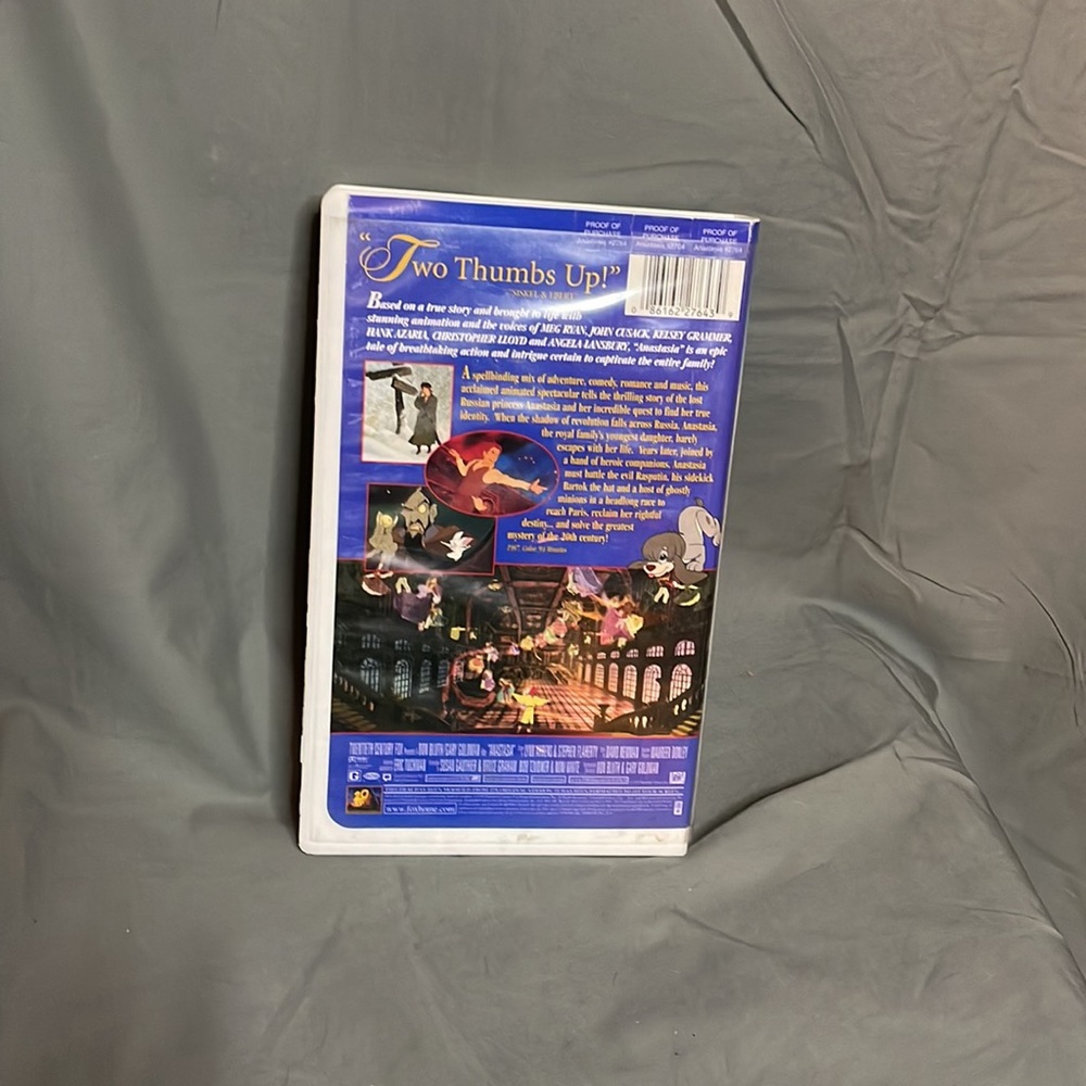 Anastasia VHS Tape - Picture 2 of 3